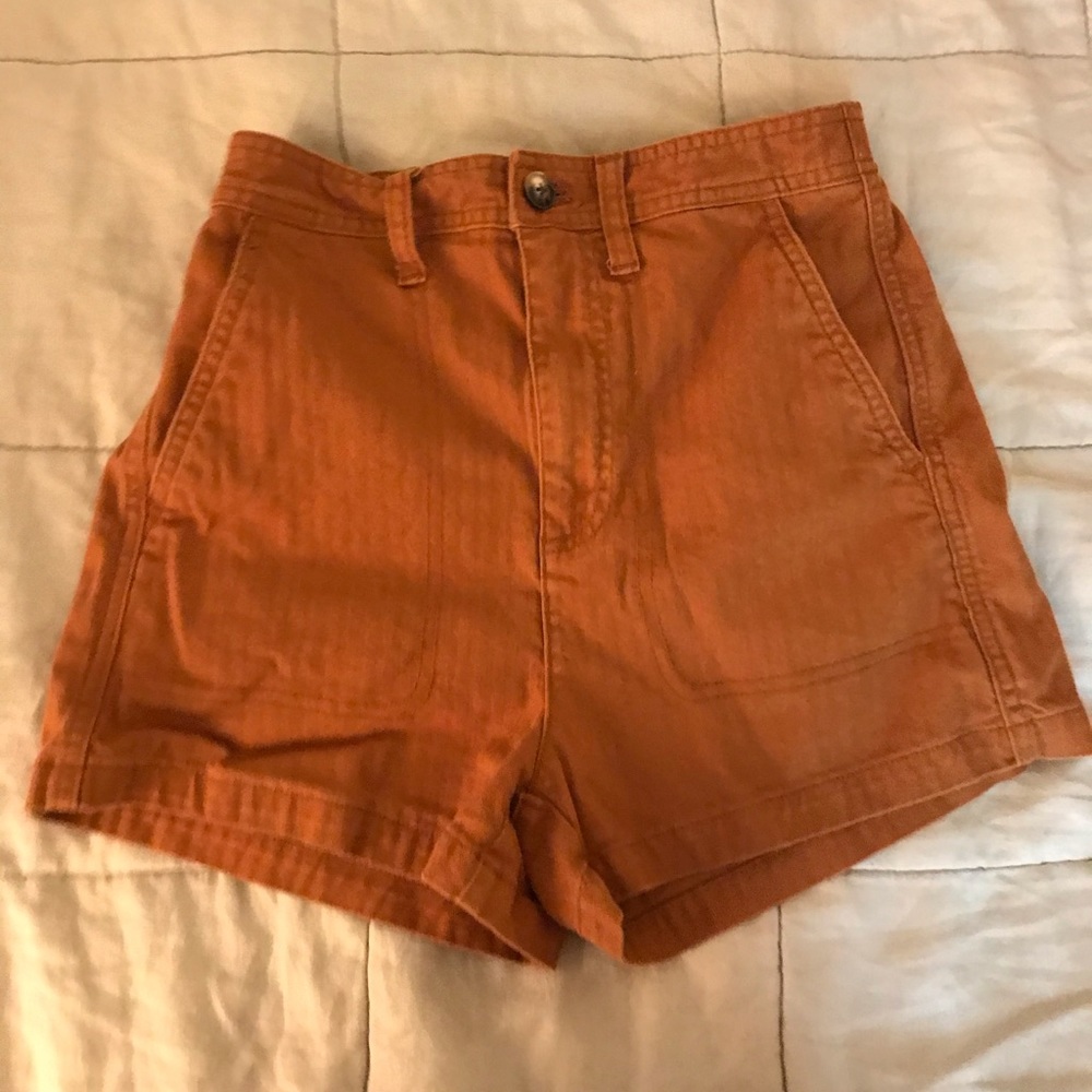 Madewell Camp Shorts - Burnt Sienna